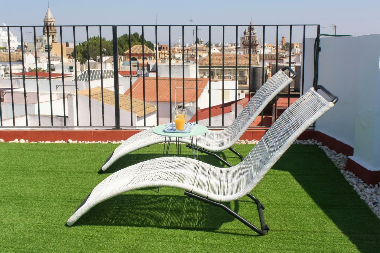 Ático céntrico con vistas Sevilha Exterior foto
