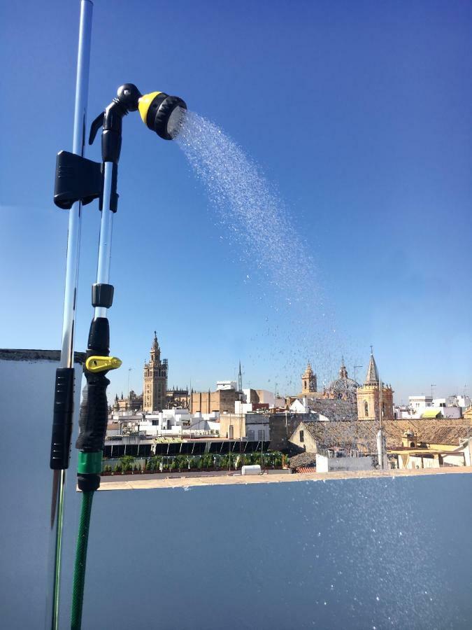 Ático céntrico con vistas Sevilha Exterior foto
